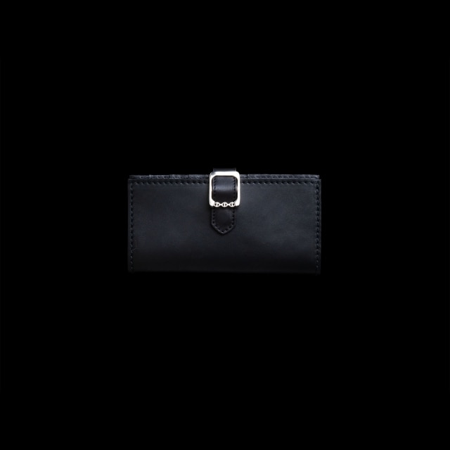【COMING SOON】CLUTCH WALLET SMOOTH BLACK LEATHER