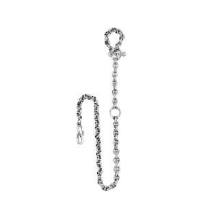 STORE ONLY】23inch 5mm OPEN-LINK WALLET CHAIN｜silver