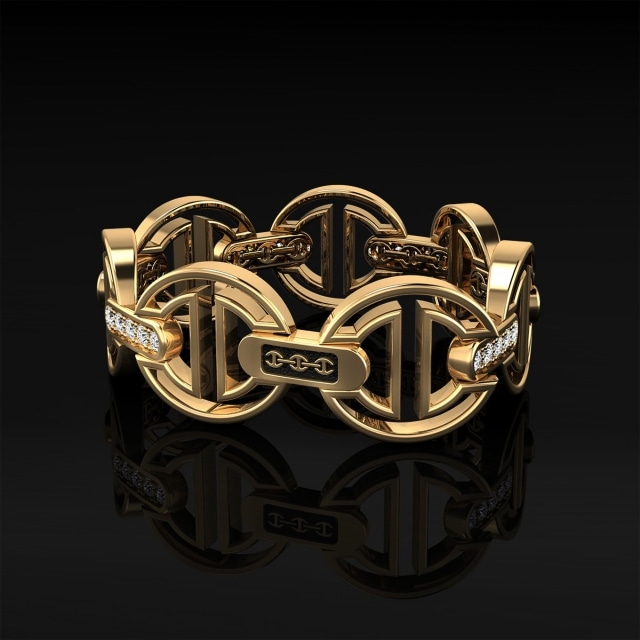 【STORE ONLY】MMV MEDIUM BRACELET WITH DIAMONDS