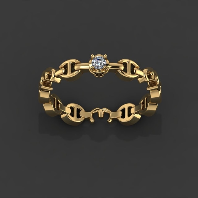 333 Micro II ring with 1diamond 333 Micro II ring with 1diamond