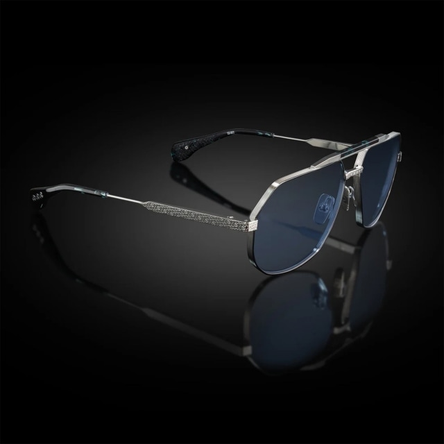 【STORE ONLY】MODEL XII｜SHINY SILVER/BLUE TOKYO TORTOISE